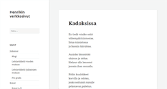 Desktop Screenshot of henrikjussila.com