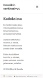 Mobile Screenshot of henrikjussila.com